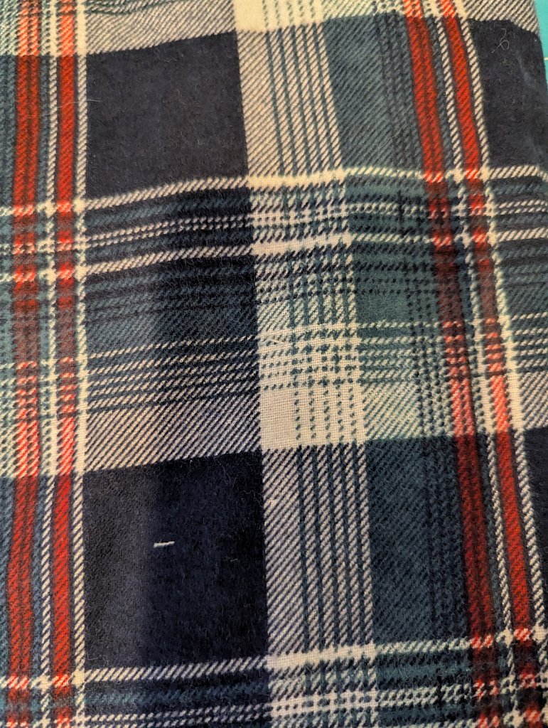 Blue, Green and Red Plaid